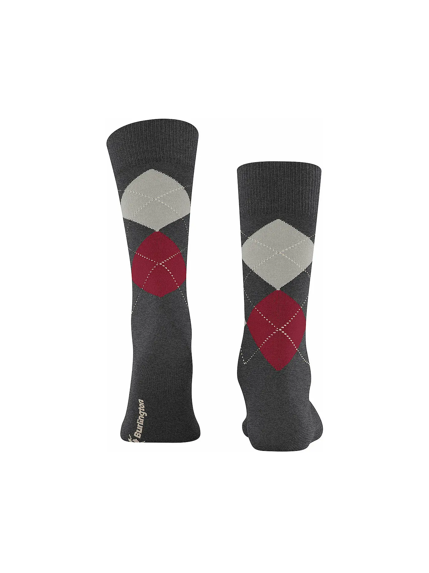 BURLINGTON | Herren Socken EDINBURGH 40-46 curry | grau